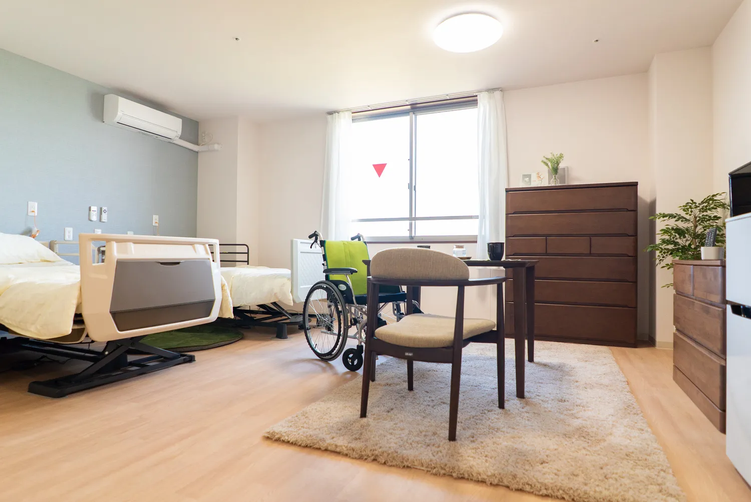 Krankenzimmer vom Medizinischen Versorgungszentrum Corpus Vitalis